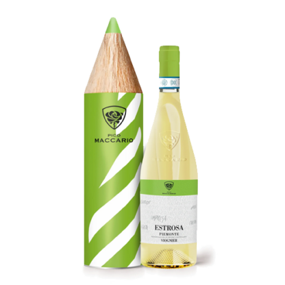 ESTROSA - Piemonte DOC Viognier 75 cl 12,5% vol, pliiatsikarbis