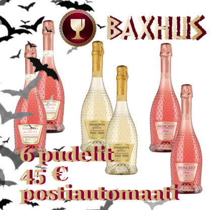 Mullitav halloween - 6pdl vahuveini