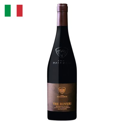 TRE ROVERI - Barbera d'Asti Superiore DOCG 2017' 75 cl 14% vol, pliiatsikarbis - Image 2