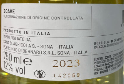 Sant'Egidio Soave DOC 2022' 75cl 12% Vol - Image 2