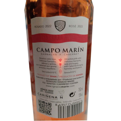 Campo Marin Garnacha + Cabernet, Rosado, DO Cariñena 2022' 13% vol. - Image 2
