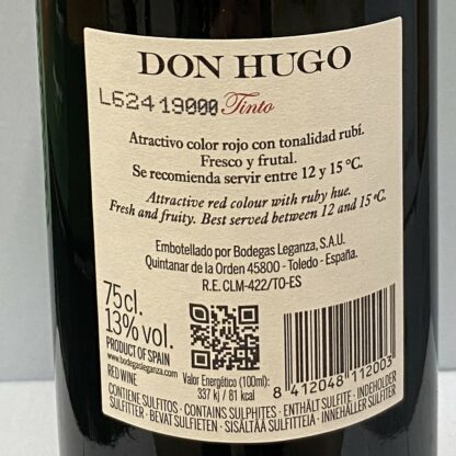 Don Hugo, Tinto, VdT Castilla 75cl 13%vol - Image 2