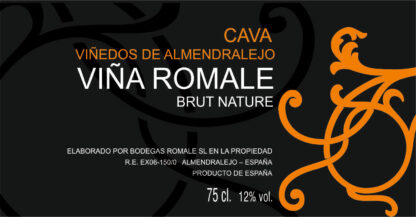 Bodegas Romale Cava DO Vina Romale brut nature 75 cl 12% vol - Image 2